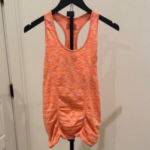Athleta Orange Patterned Tank Top